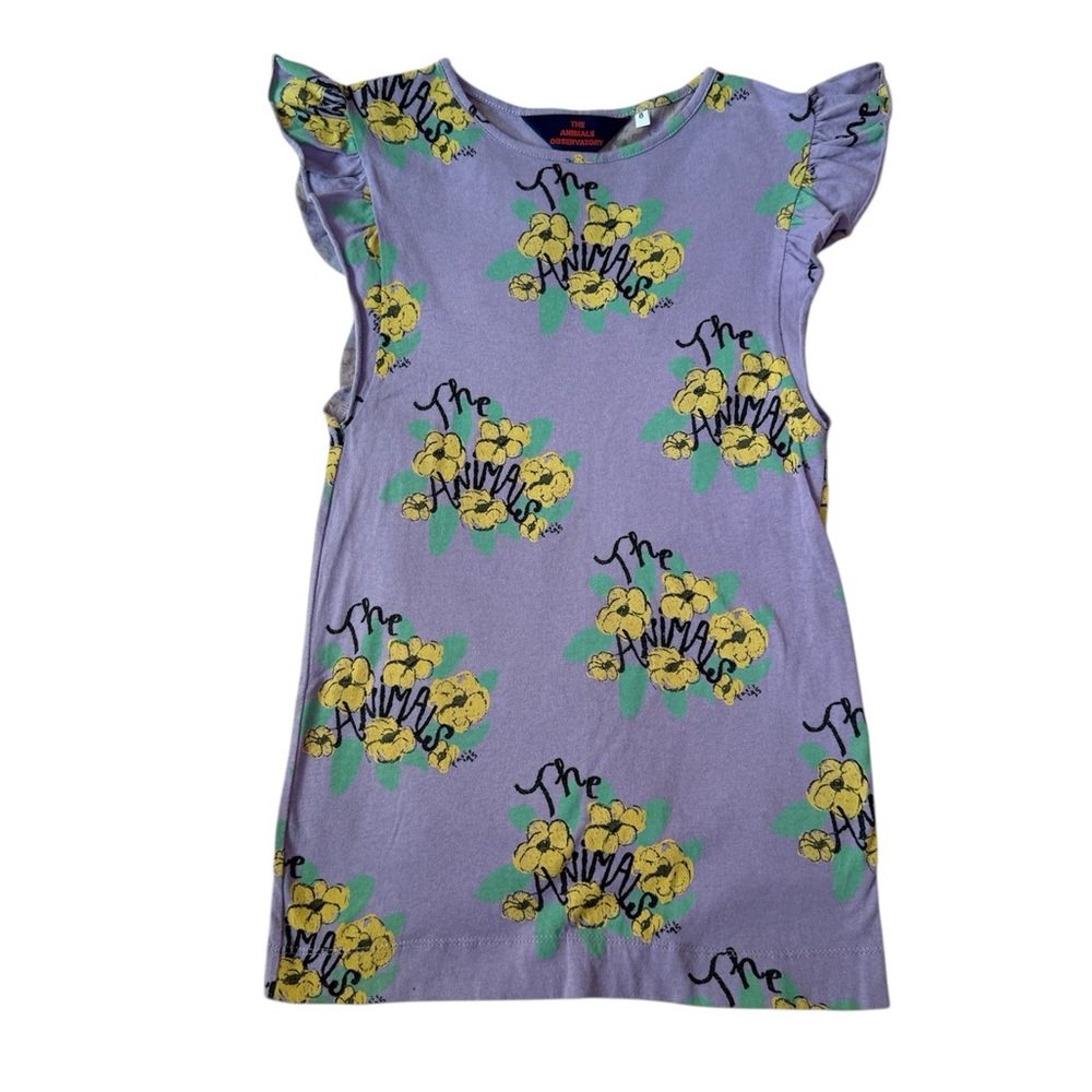 The Animals Observatory (TAO) Flower Ruffle Tunic/Dress